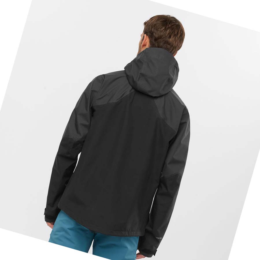 Chaquetas Salomon OUTLINE GORE-TEX HYBRID Hombre Negros | MX 3288AHK